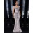 Elegant Off-Shoulder Sequin Mermaid Gown for Women - Luxurious V-Neck, Fitted Waist, Flared Hem, Sparkling Embellishments, Perfect for Parties, Weddings, and Formal Events, Formal Evening Gown