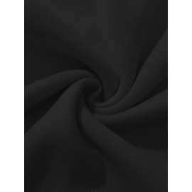 Plus Size Women'S Casual Hoodie with Bold Skull & Letter Print - Soft, Long Sleeve Pullover with Drawstring, Pockets, and 