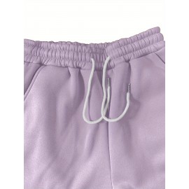 [Playful Design|Cherry Themed] Playful Design|Cherry Themed Hoodie and Pants Set - Casual Long Sleeve Pullover with Pockets, Fall/Winter Collection, Women's Fashion